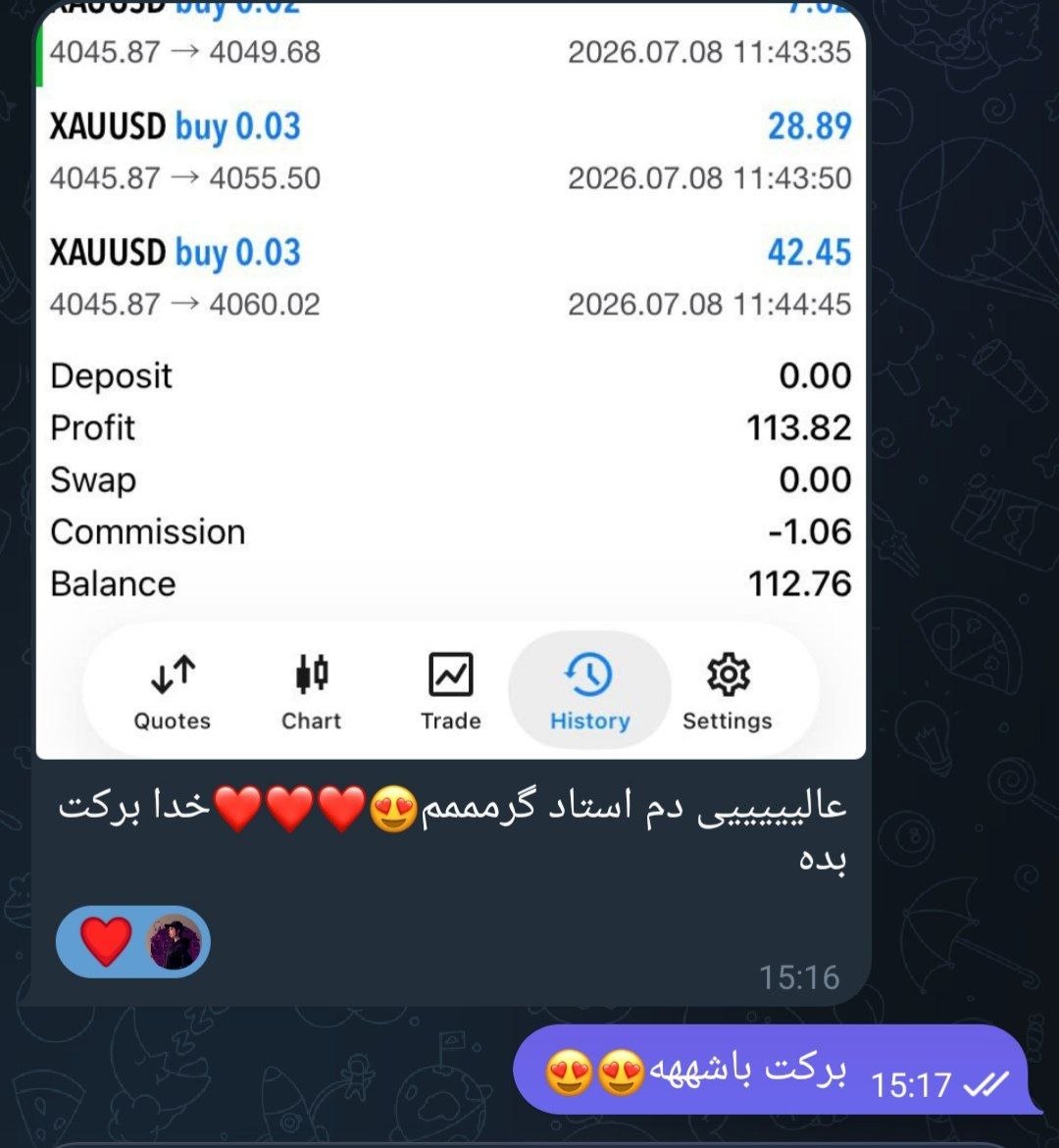 ترید دقیق و سود سریع!