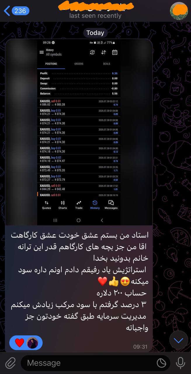 به این میگن تسلط روی چارت!